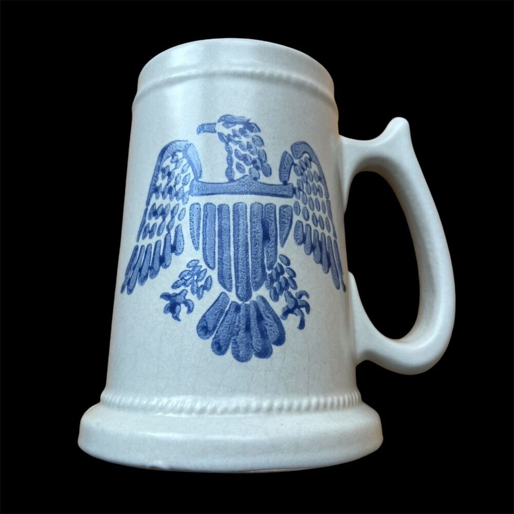 Pfaltzgraff Beer Stein Yorktowne Eagle USA Tankard Mug 286 USA